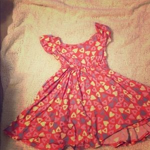 Dot dot smile hearts dress size 3/4